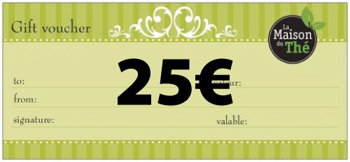 Geschenkgutschein im Wert von 25€